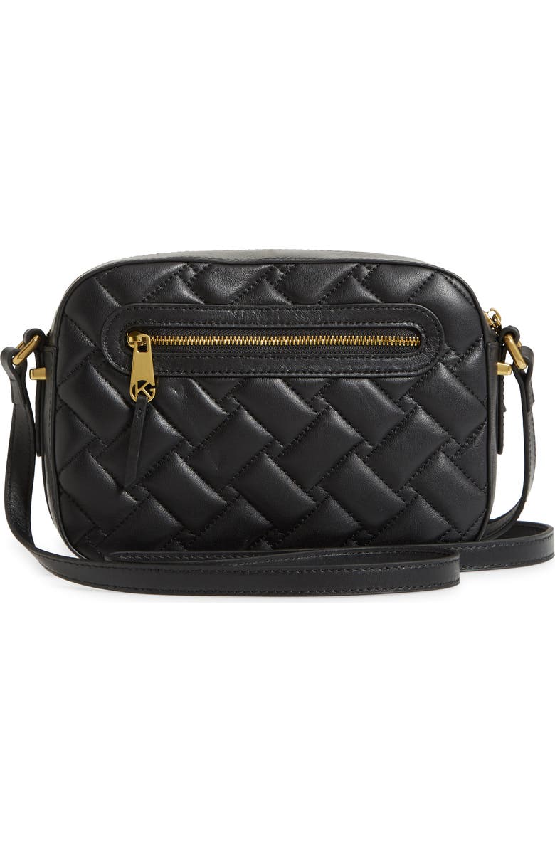Kurt Geiger London Kensington Quilted Leather Crossbody Bag, Alternate, color,