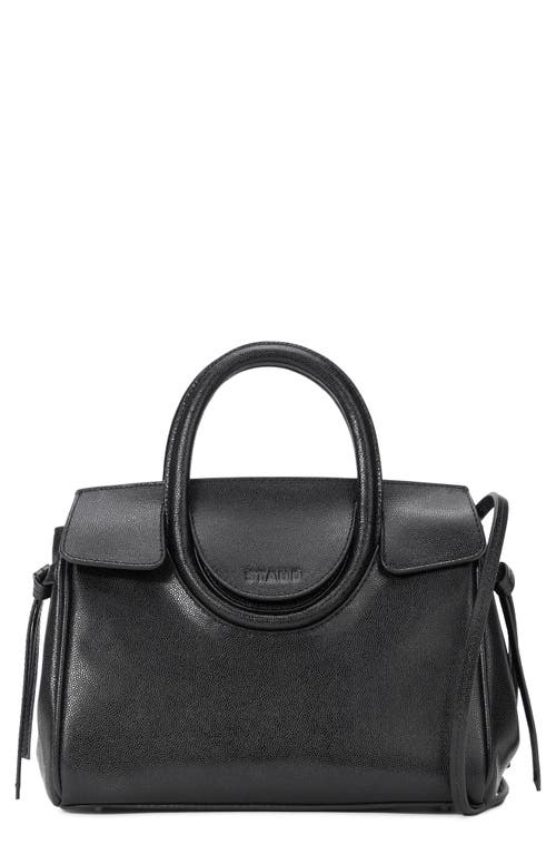 STAUD Mini Maude Leather Carryall Bag in Black at Nordstrom