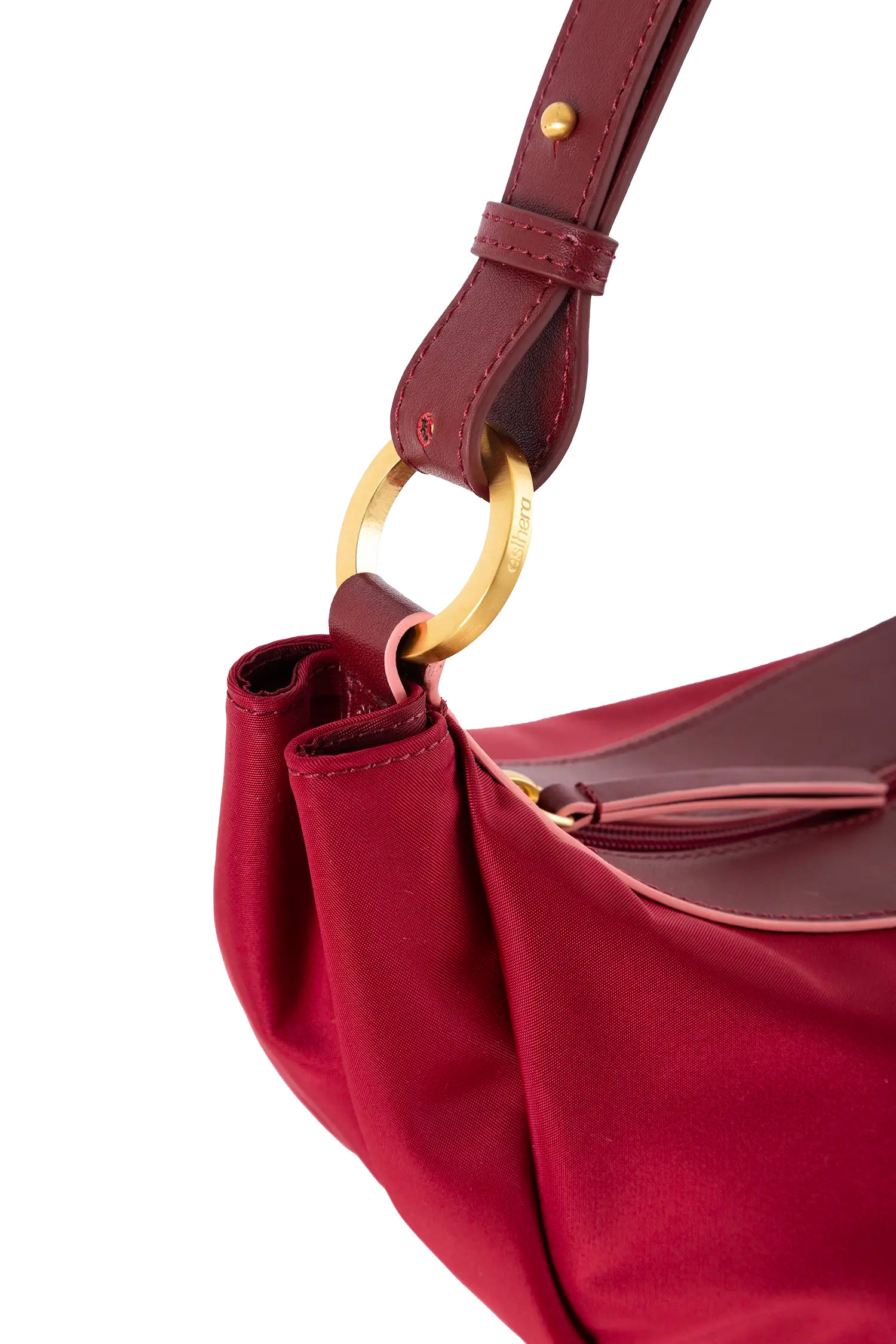 Luna Half Moon Bag, Alternate, color, Red