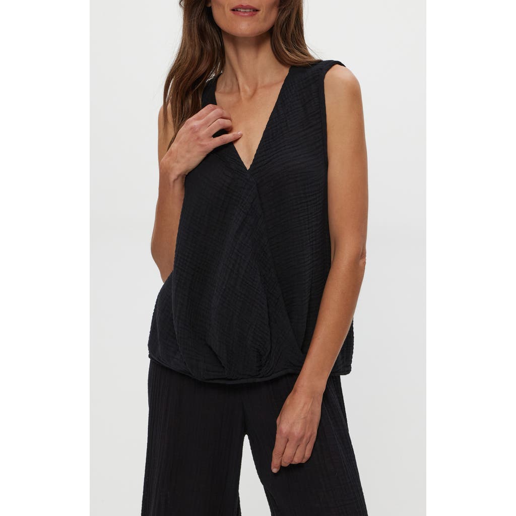 Michael Stars Kate Surplice Sleeveless Top