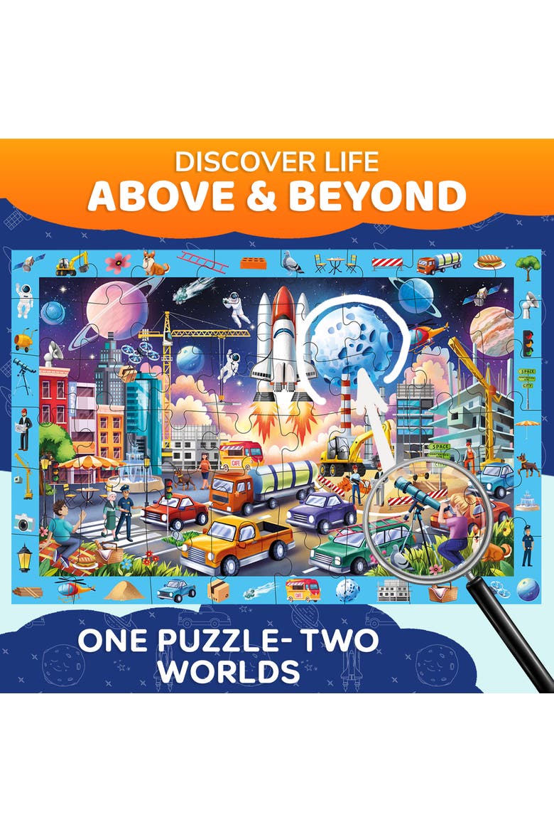 Giant Floor Puzzle Set - 48 Piece Kids Jigsaw Puzzles, Alternate, color, City Search