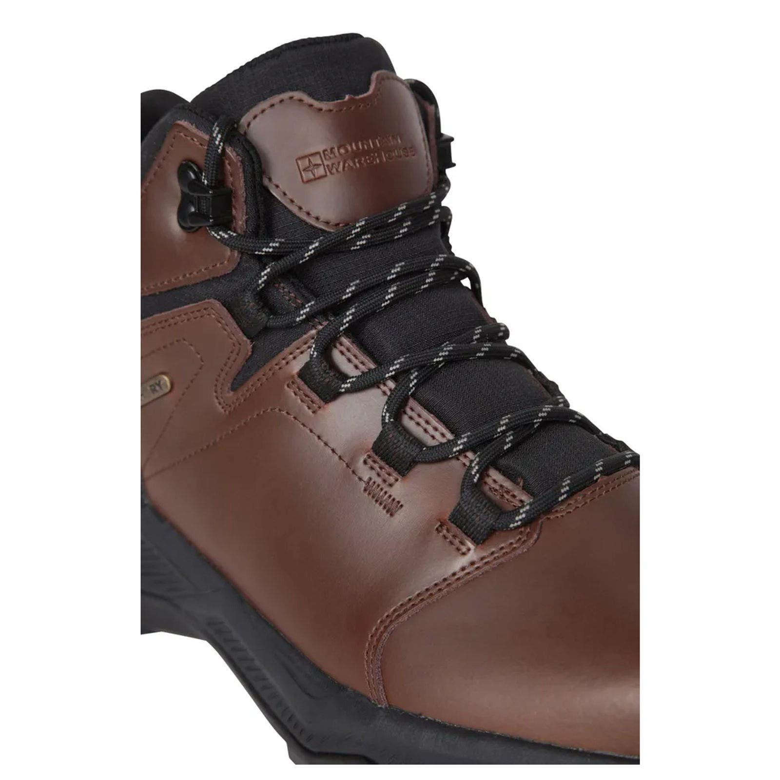 Exploration Leather Waterproof Walking Boots, Alternate, color, Brown