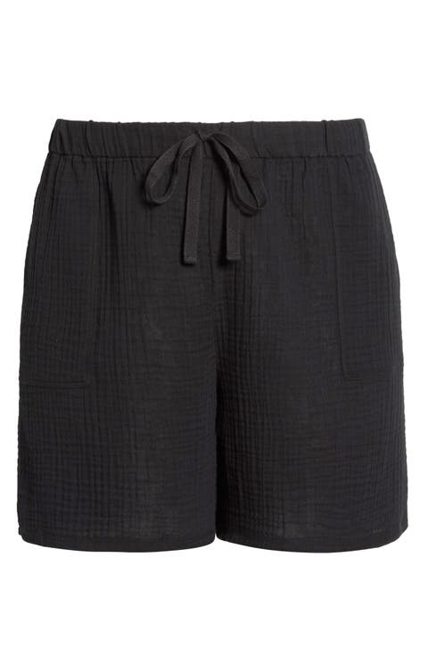 Organic Cotton Drawstring Shorts (Plus)