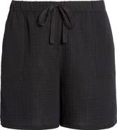 Eileen Fisher Organic Cotton Drawstring Shorts