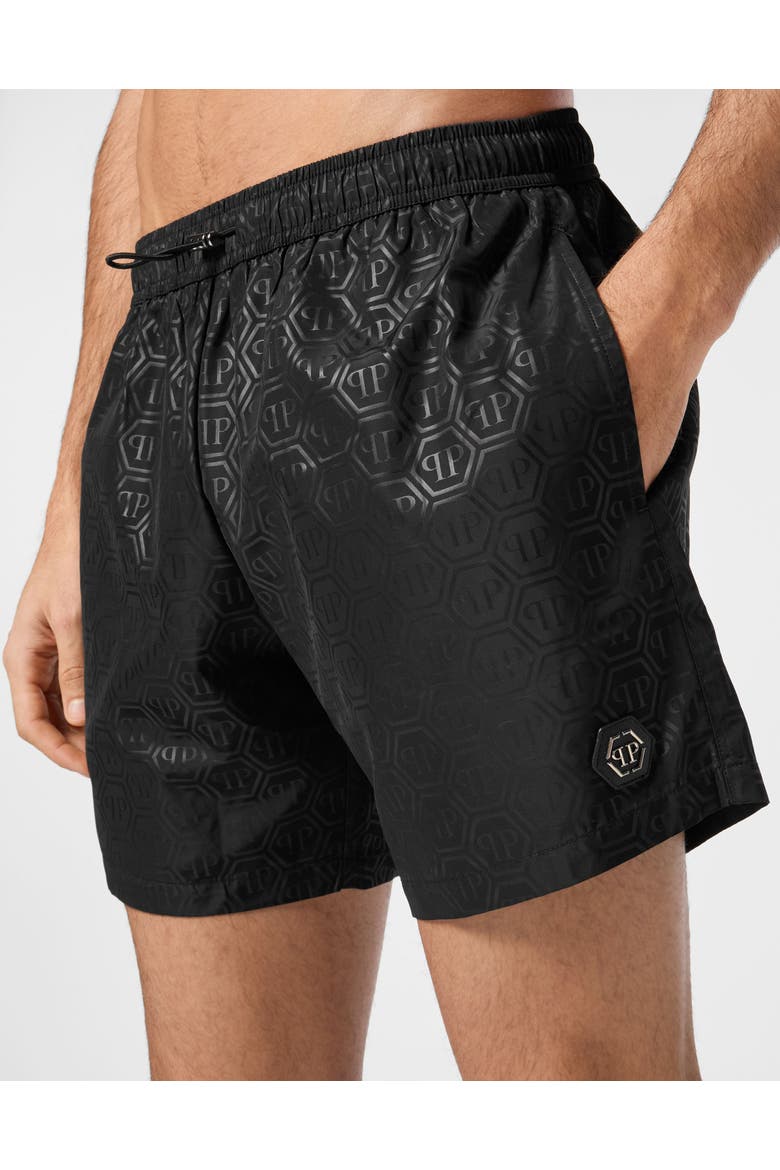 Beachwear Short Trousers Men, Alternate, color, black