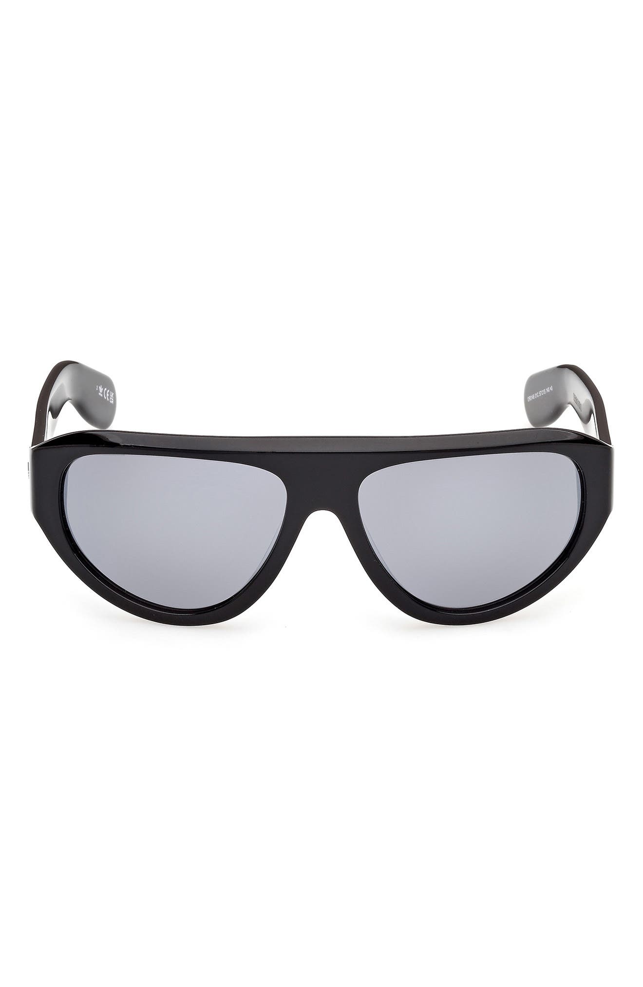 57mm Mirrored Pilot Sunglasses