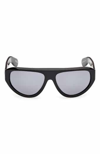 57mm Mirrored Pilot Sunglasses