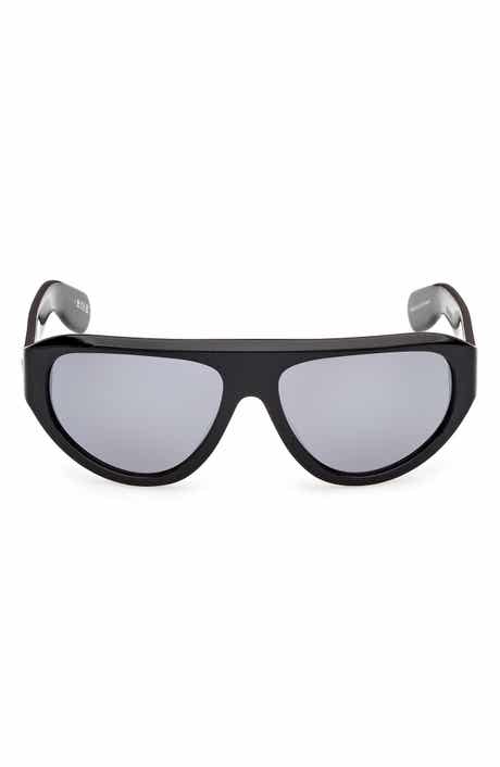 57mm Mirrored Pilot Sunglasses