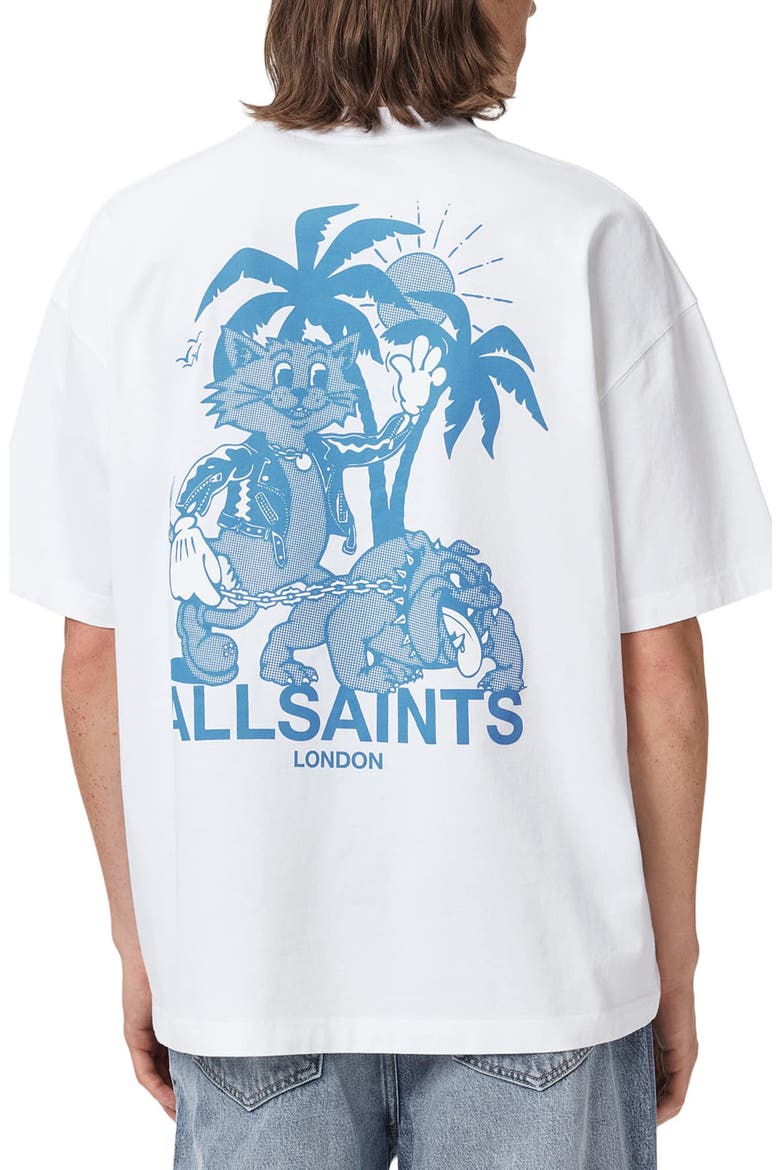 Bulldog Cotton Graphic T-Shirt, Alternate, color, OPTIC WHITE