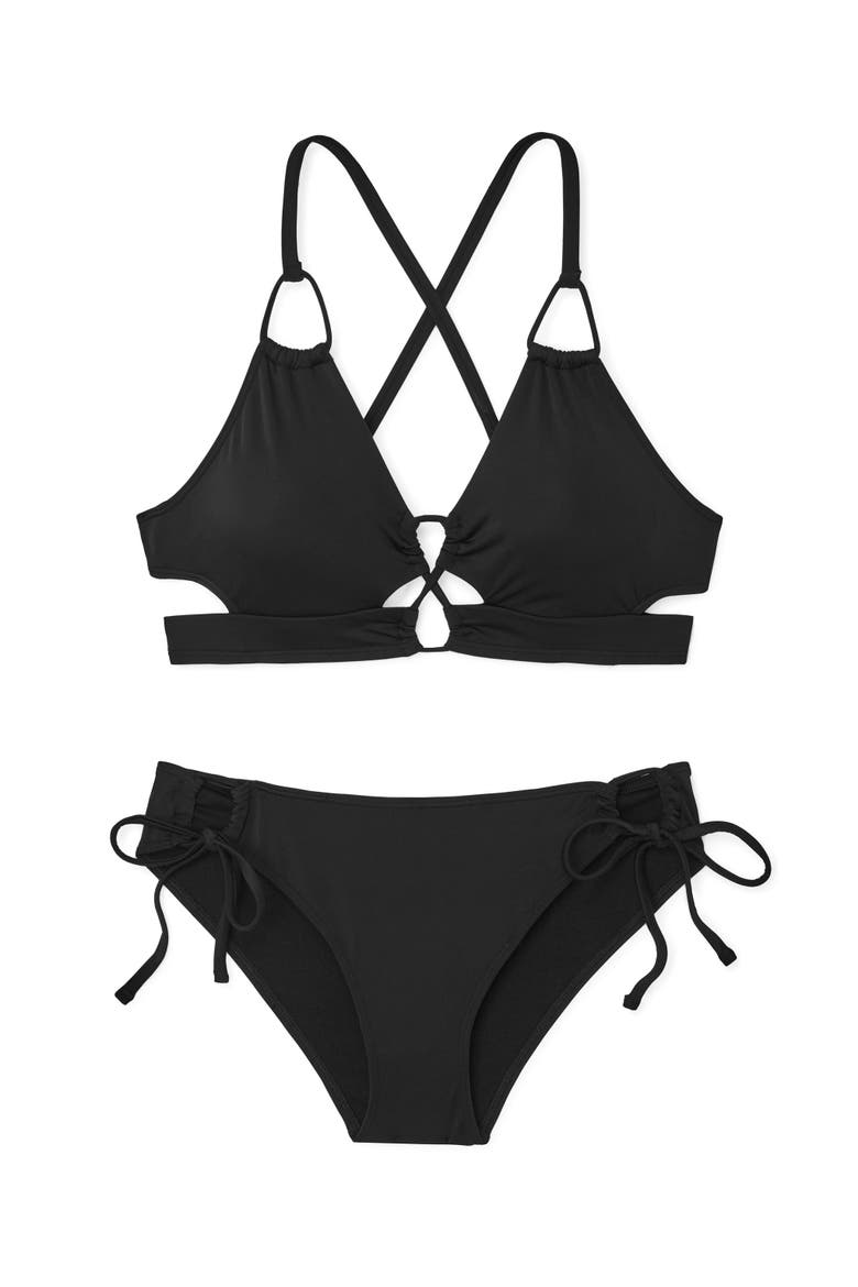 Tatiana Swimwear Bikini Bottom, Alternate, color, Black