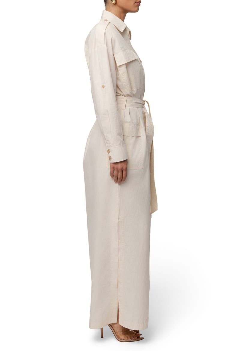 Harbor Shore Maxi Shirtdress, Alternate, color, CREAM