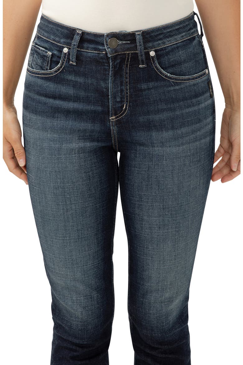 Avery Curvy High Waist Capri Jeans, Alternate, color, INDIGO