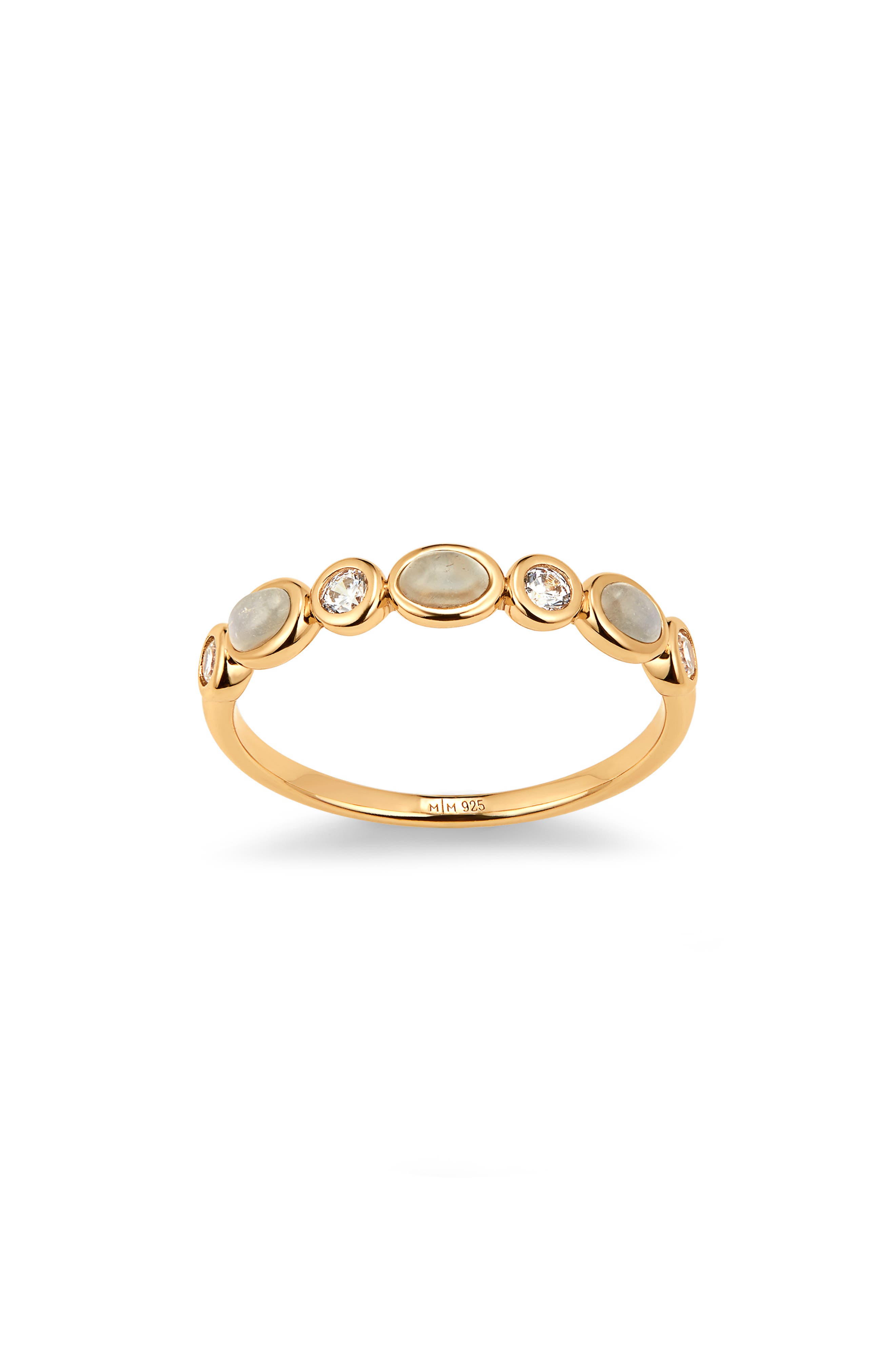 selected GOLD VERMEIL / MOONSTONE