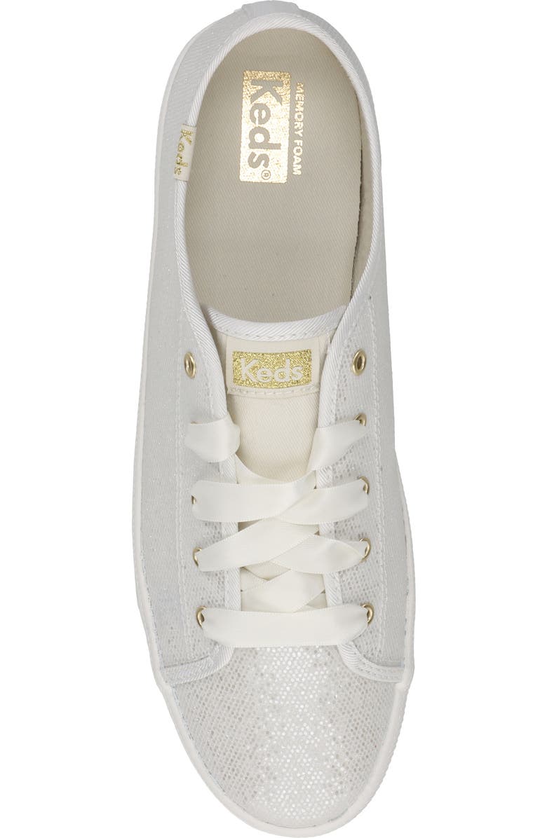 Keds<sup>®</sup> Kids' Kickstart Celebrations Sneaker, Alternate, color, Ivory Sparkle