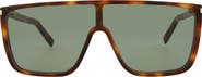 Saint Laurent 99mm Shield Sunglasses