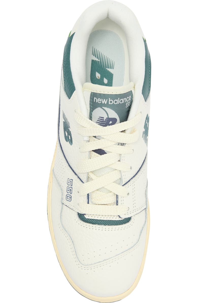 New Balance 550 Basketball Sneaker, Alternate, color, Sea Salt/ New Spruce