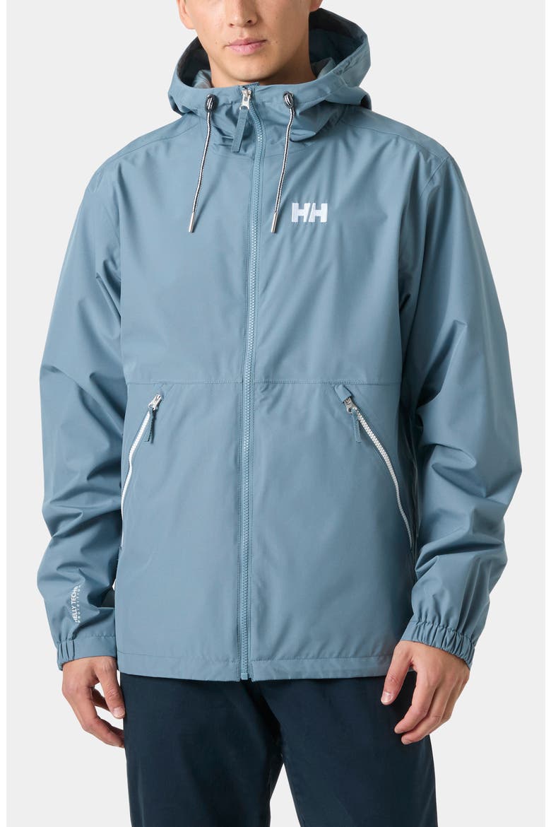 Sandoy Waterproof Rain Jacket, Main, color, WASHED NAVY