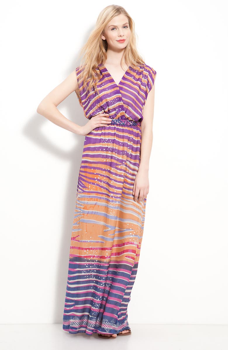 Presley Skye 'Jaclyn' Silk Chiffon Maxi Dress, Main, color, 