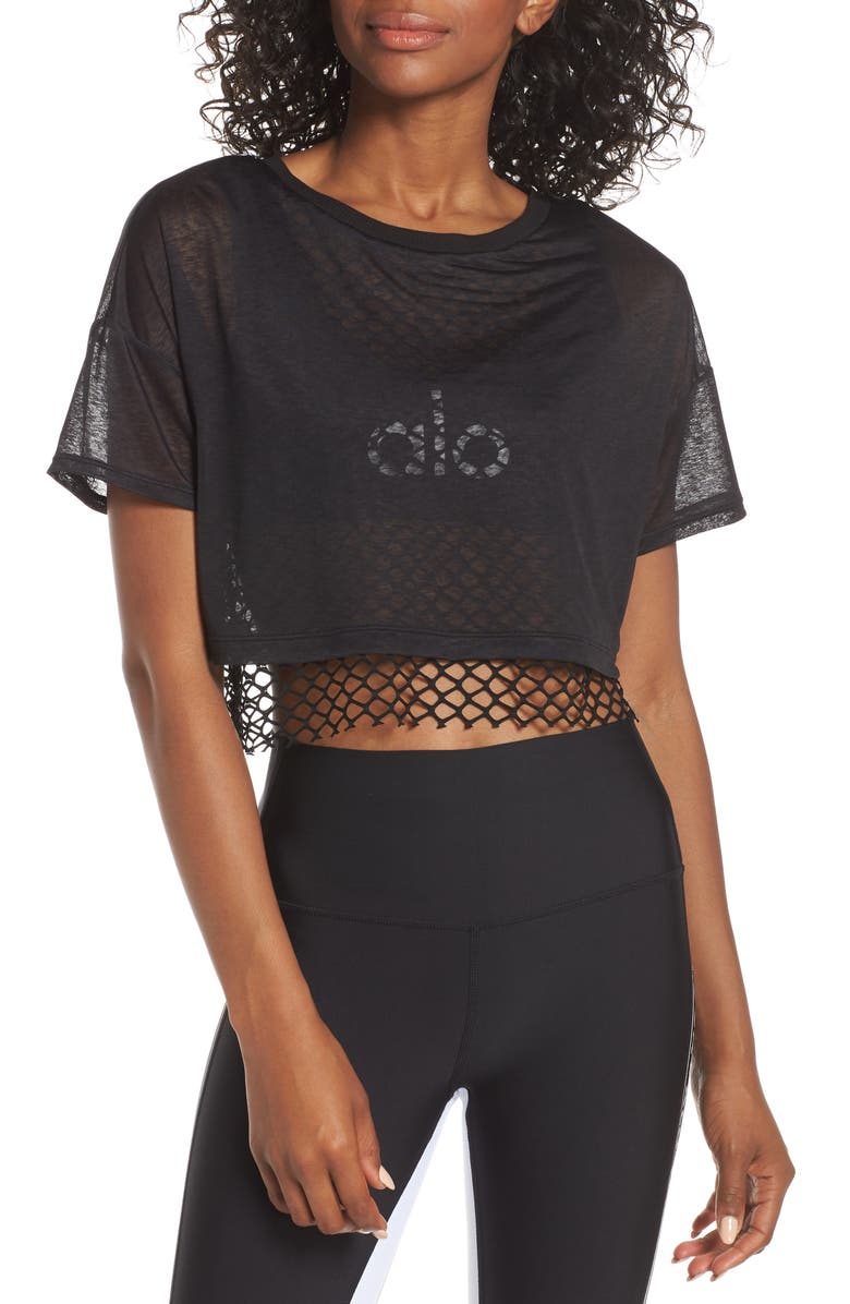 Alo Afterglow Tee, Main, color, 