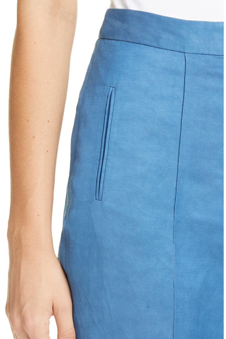 Shelton Linen Blend Pants, Alternate, color, SKY