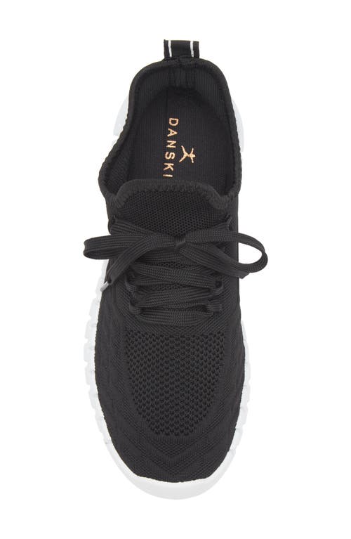 DANSKIN DANSKIN LACE-UP KNIT SNEAKER