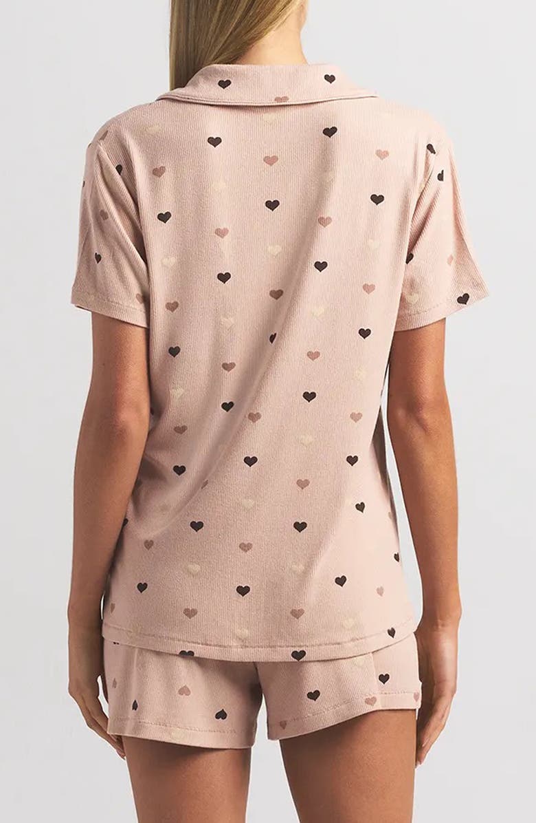 SKIMS Soft Lounge Short Sleep Set, Alternate, color, Mica Mini Heart Halfdrop