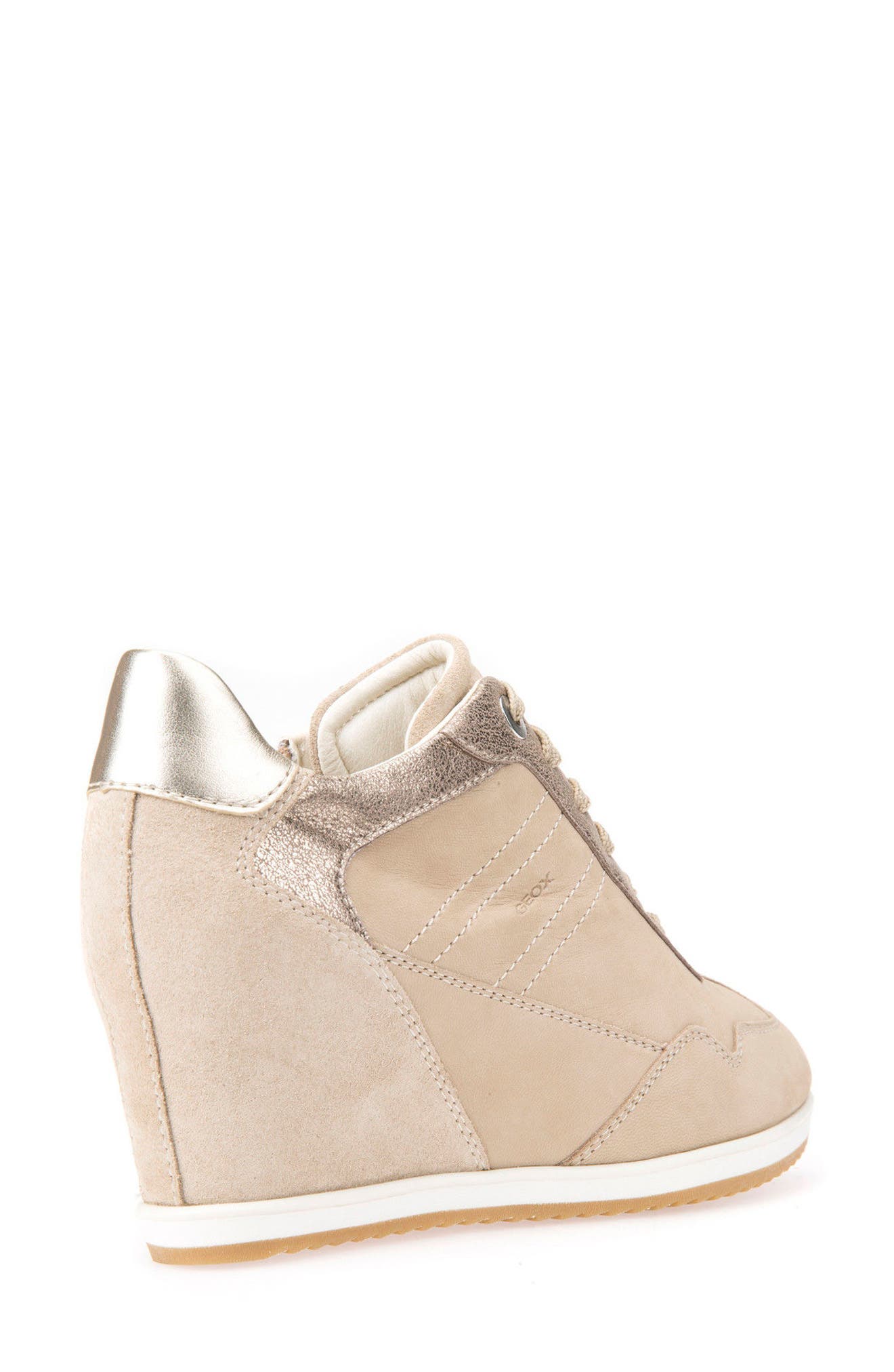 Geox Illusion 34 Wedge Sneaker, Alternate, color, 