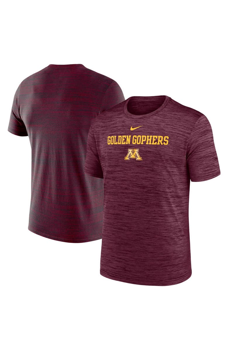 Nike Men's Nike Maroon Minnesota Golden Gophers Velocity Performance T-Shirt, Main, color, 