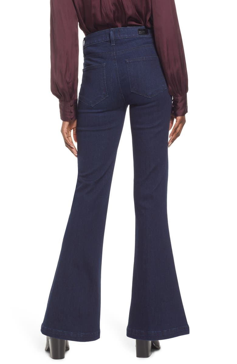 PAIGE Genevieve High Waist Flare Leg Jeans, Alternate, color, 