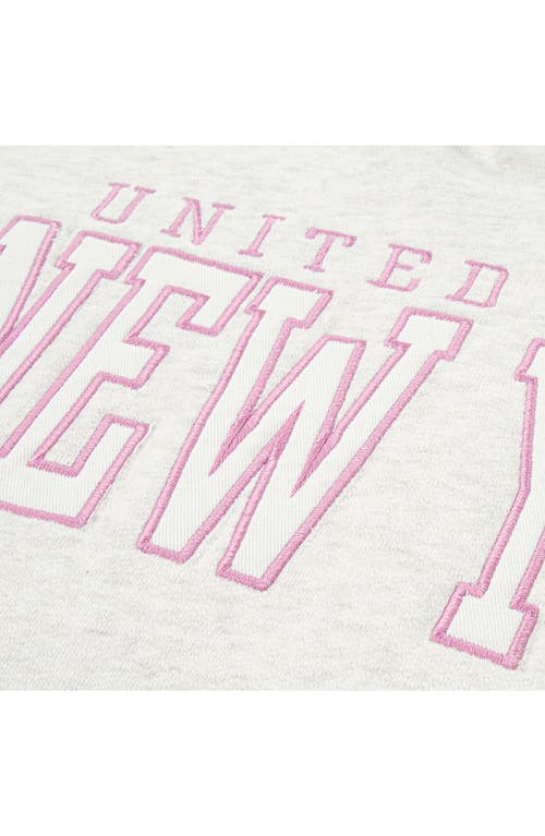 Abercrombie Girls New York Popover Sweatshirt In White
