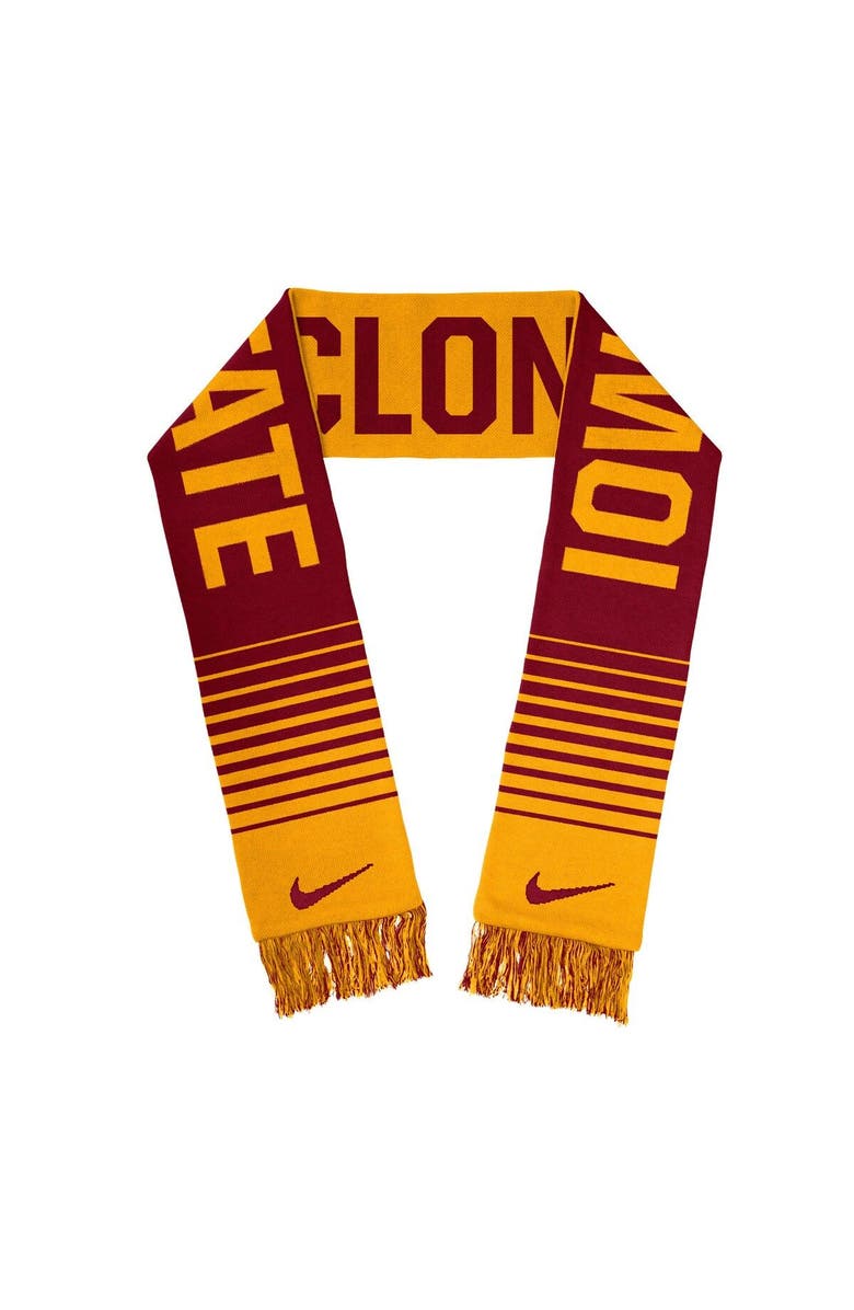 Nike Iowa State Cyclones Space Force Rivalry Scarf, Alternate, color, Crimson