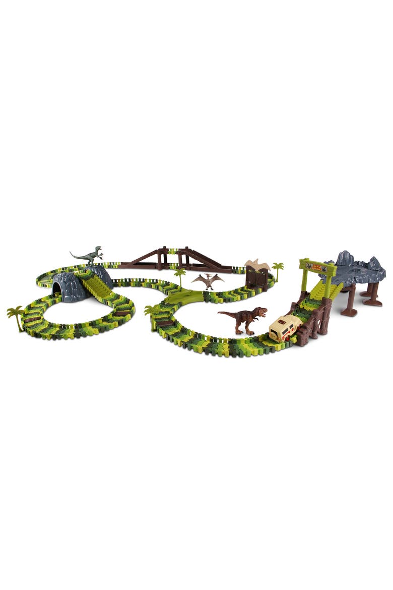 Deluxe Dino Safari Track 311 Piece Set, Alternate, color, Multicolored