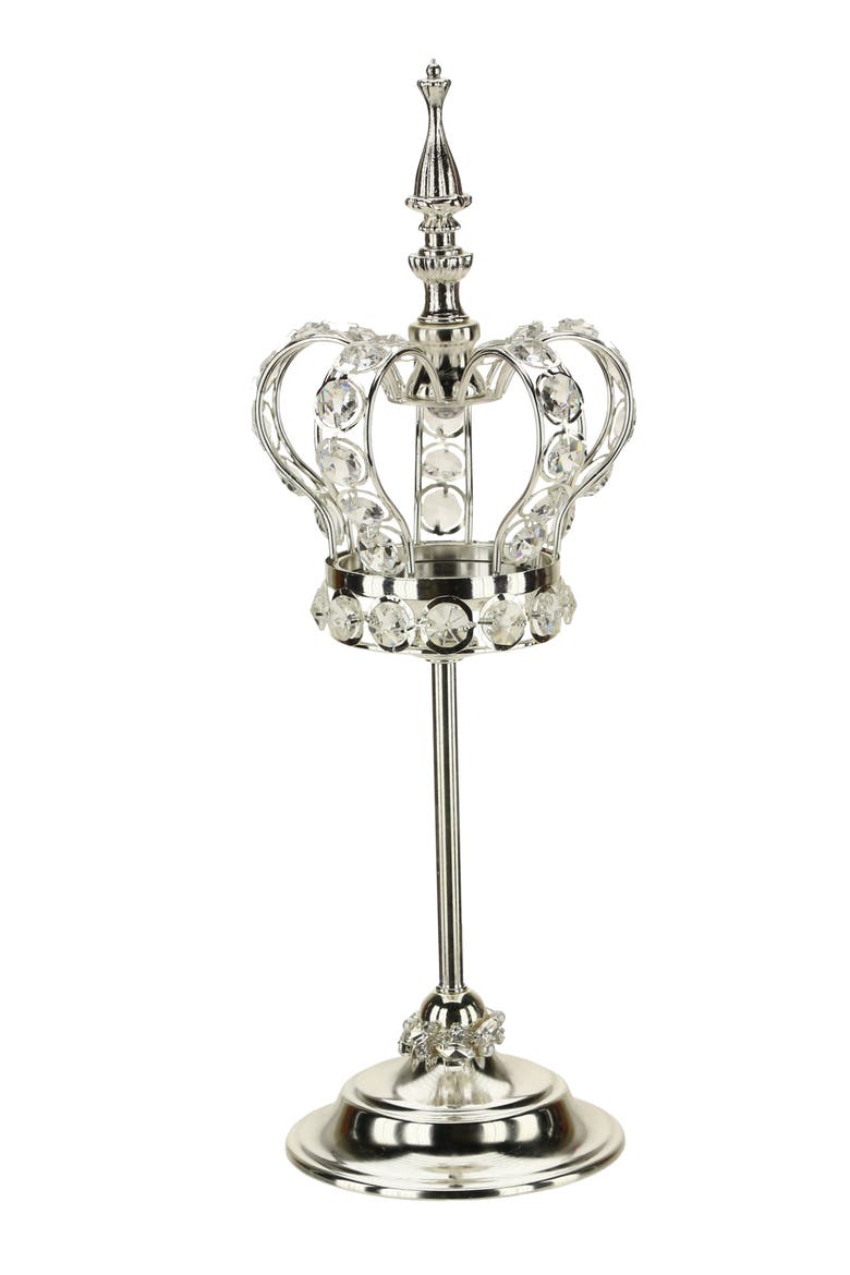 Jeweled Pedestal  Crown, Small, Main, color, Silver