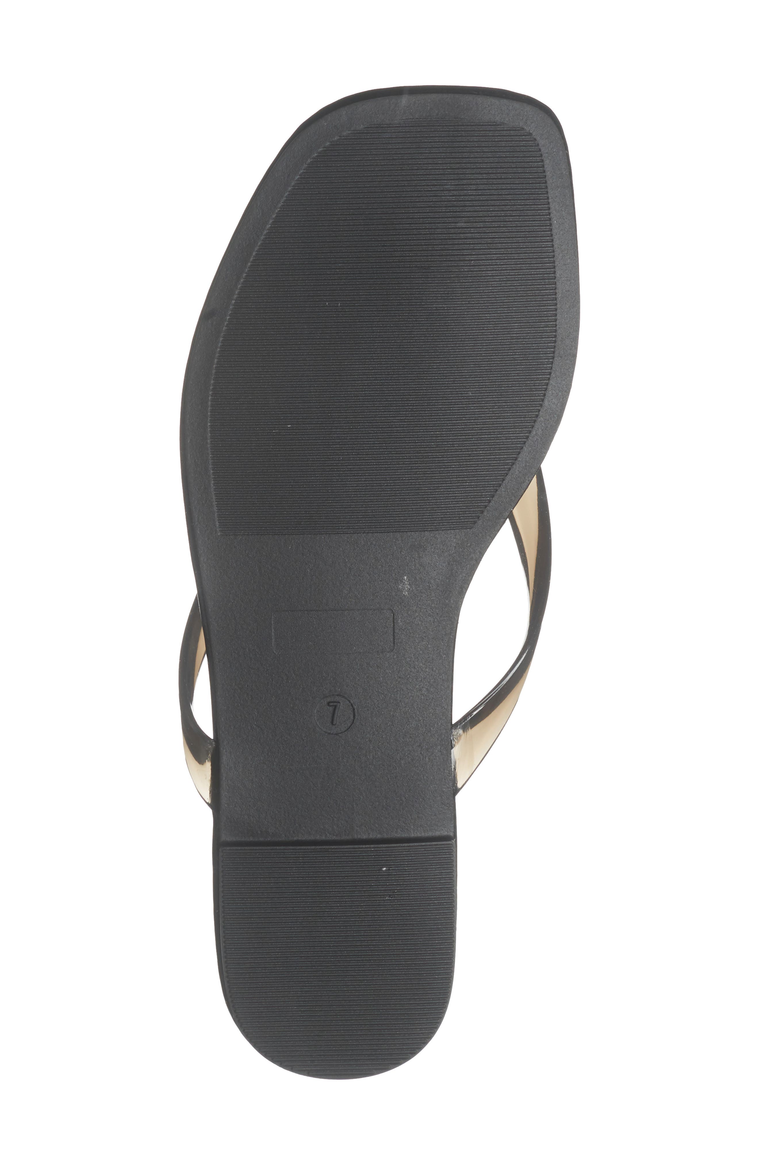 RACHEL Rachel Roy Montauk Flip Flop, Alternate, color, Black Clear