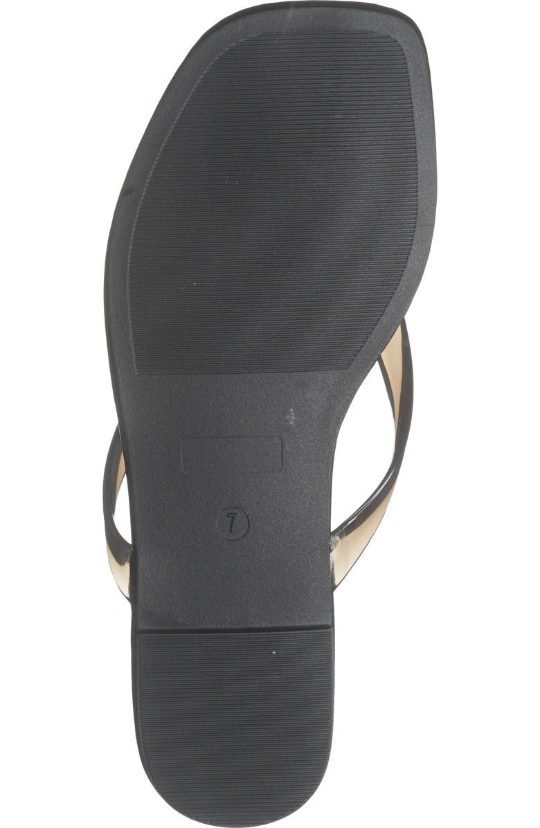 RACHEL Rachel Roy Montauk Flip Flop, Alternate, color, Black Clear