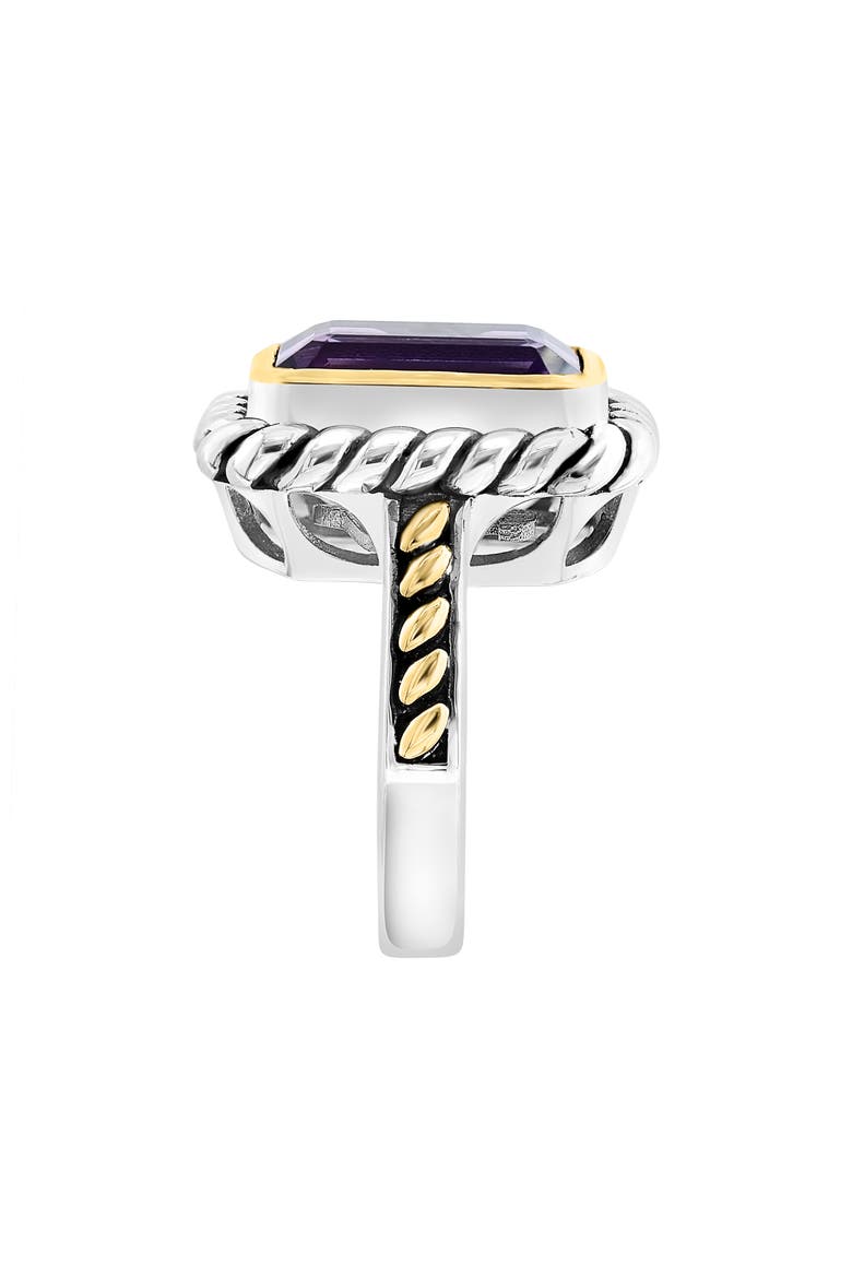 Two-Tone Amethyst Ring, Alternate, color, PURPLE