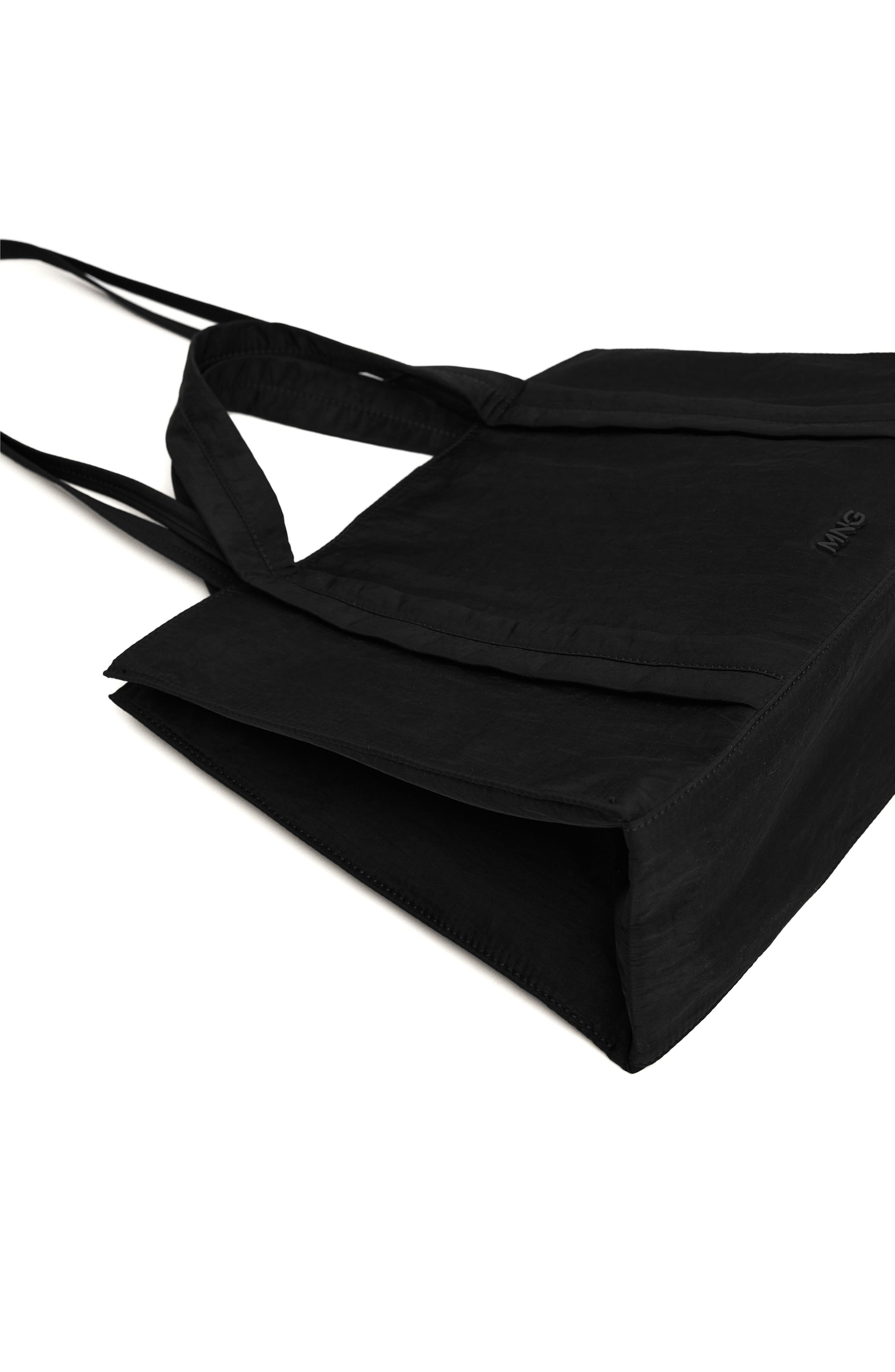 MANGO Logo Shopper Tote, Alternate, color, 