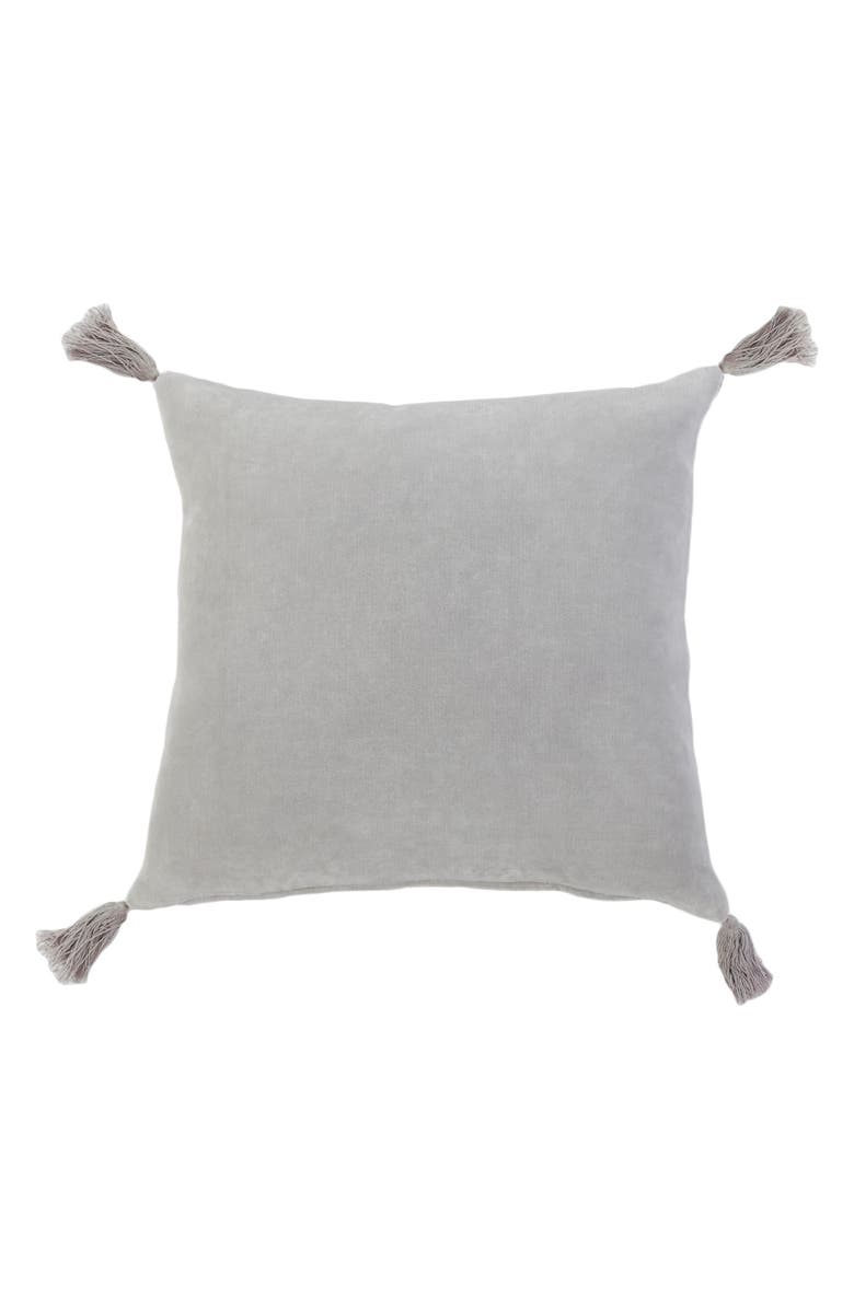 Pom Pom at Home Bianca Accent Pillow, Main, color, Light Grey