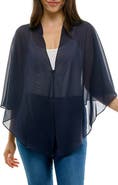 Nina Leonard Chiffon Capelet