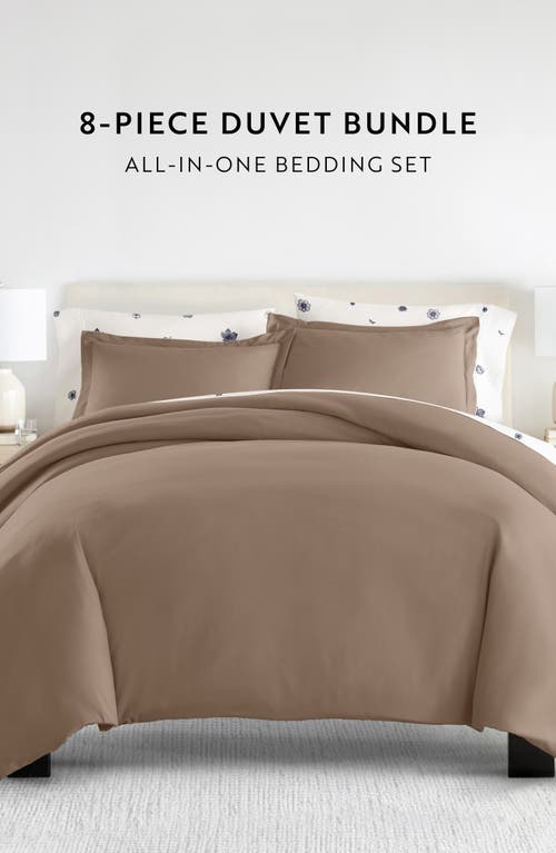 Homespun Bundle Duvet Set In Taupe