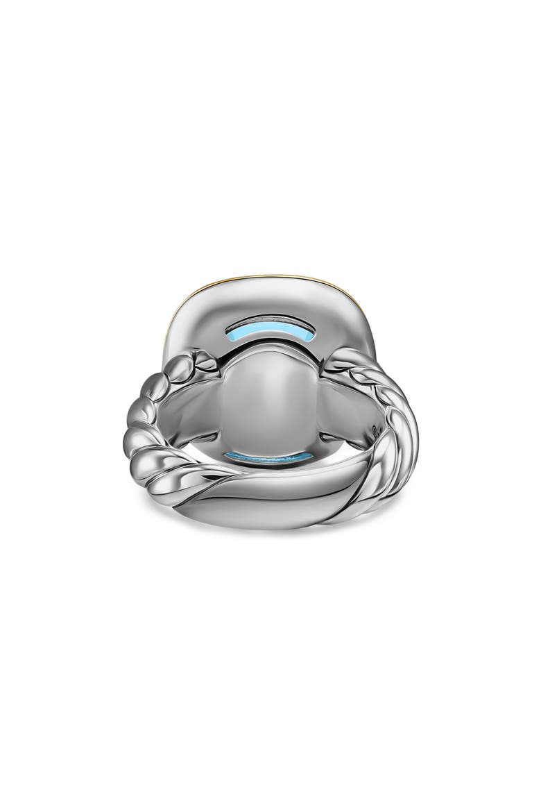Mercer 14k Gold & Sterling Silver Champagne Citrine Ring, Alternate, color, SILVER BLUE TOPAZ