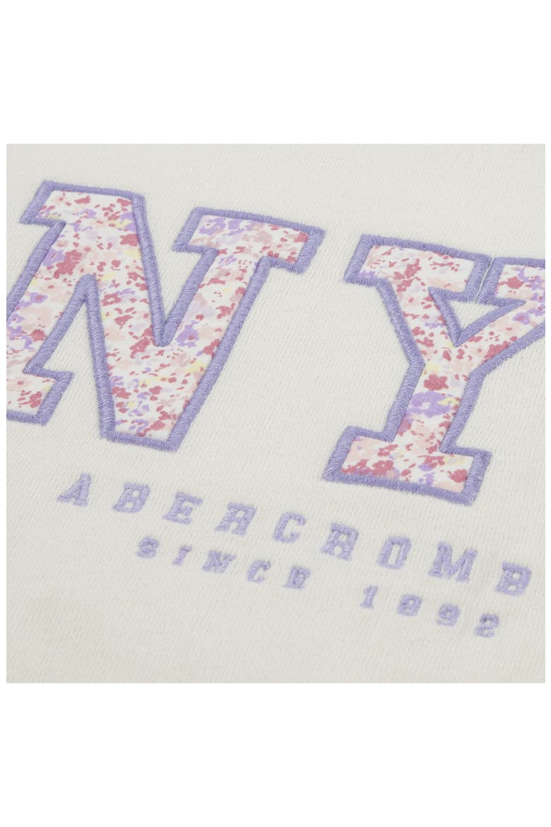 Kids' NYC Appliqué Graphic Sweatshirt, Alternate, color, JET STREAM
