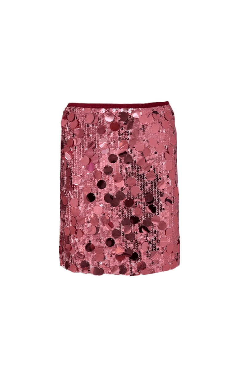 Lola + The Boys Women's Magic Paillette Mini, Main, color, Red