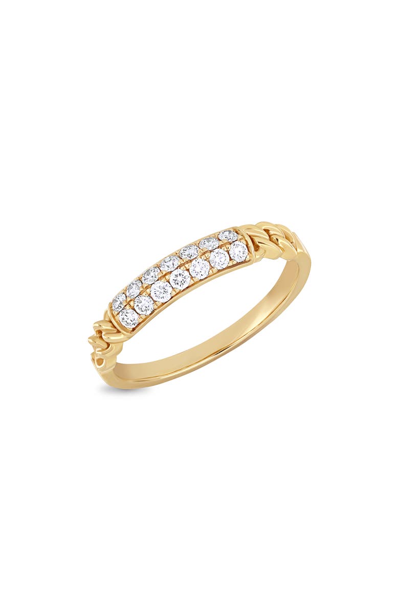 Bony Levy Varda 18K Yellow Gold Diamond Stackable Ring, Main, color, 18K Yellow Gold