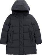 Save The Duck Kids' Trini Channel Quilted Hooded Puffer Jacket