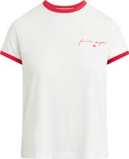 Favorite Daughter The Signature Crest Ringer T-Shirt