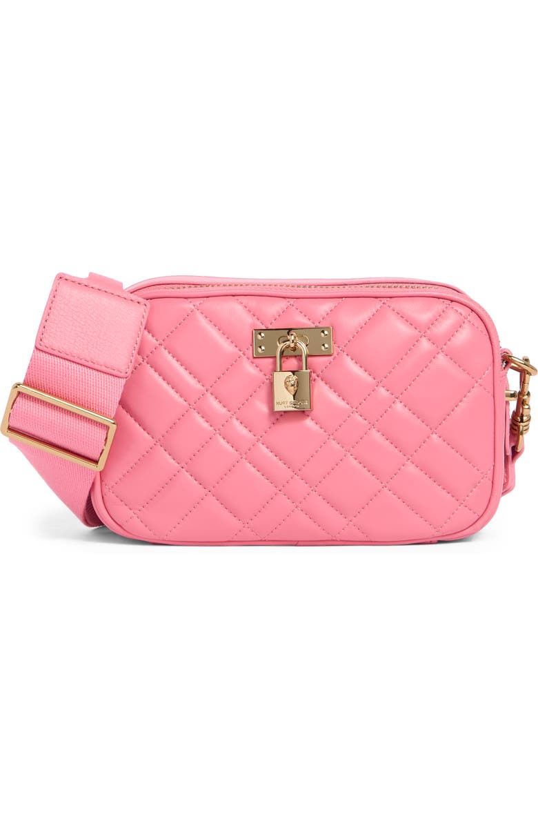 Kurt Geiger London Brixton Camera Crossbody Bag, Main, color, Pink
