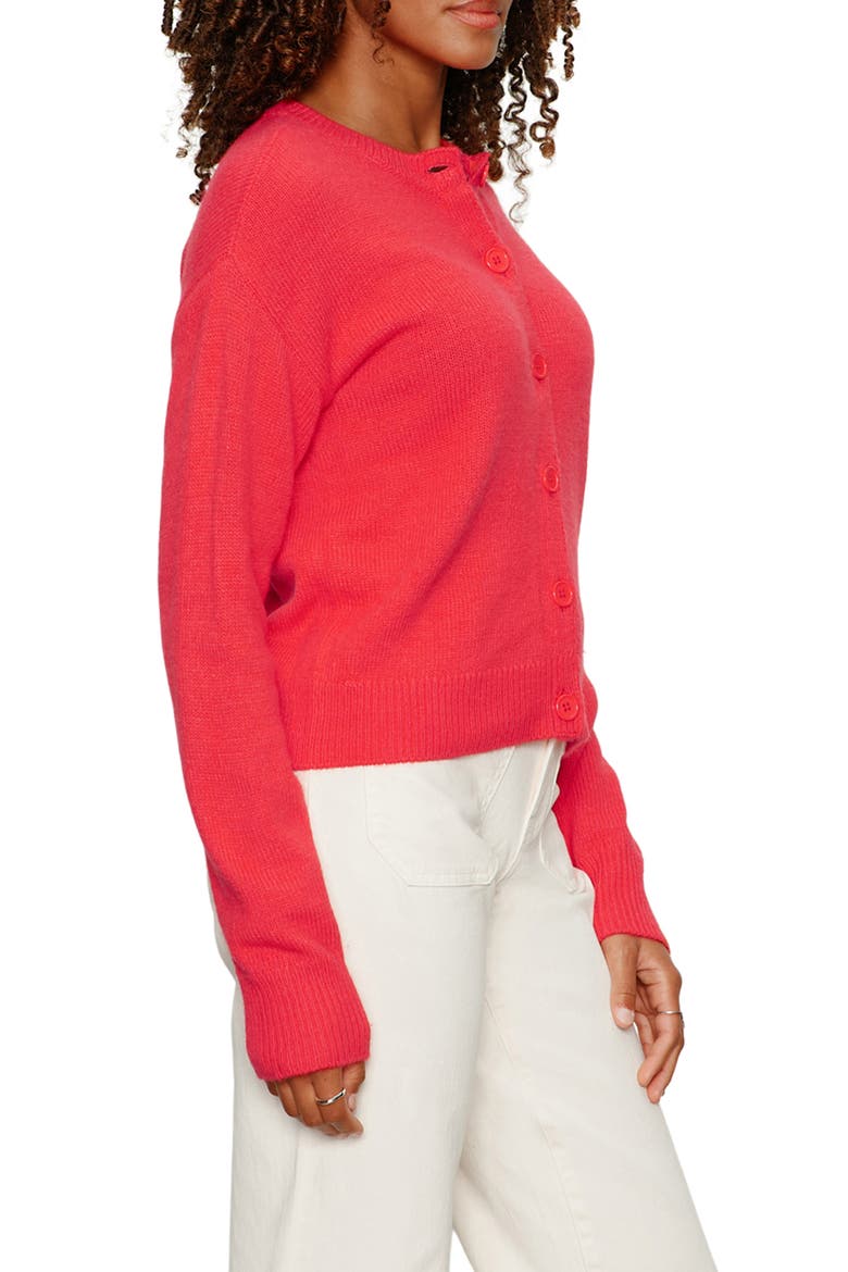 Must-Have Cardigan, Alternate, color, TULIP RED