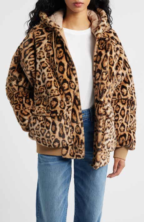 BOYS LIE He A Cheetah Manhunt Fleece Zip Hoodie