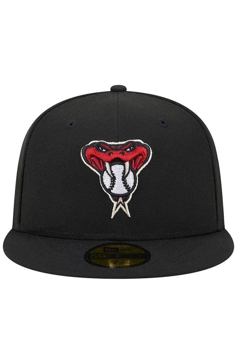 New Era Men's New Era Black Arizona Diamondbacks Alternate Logo 2001 World Series Team Color 59FIFTY Fitted Hat, Alternate, color, 